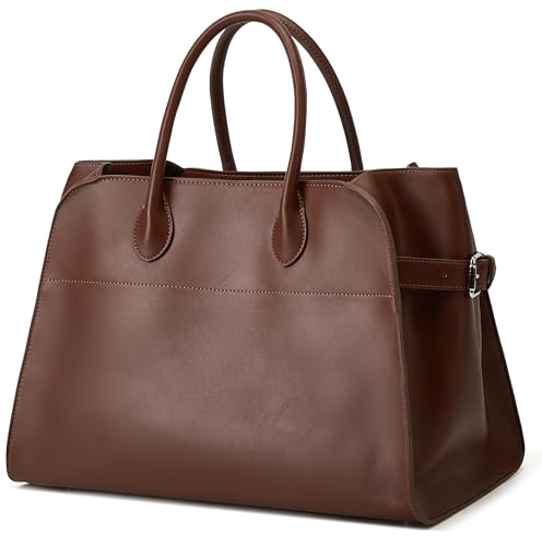 Leather Tote Bags for Women Large Tote Bag Retro Top-handle Bag Trendy Work Bag PU Leather Purse 2025