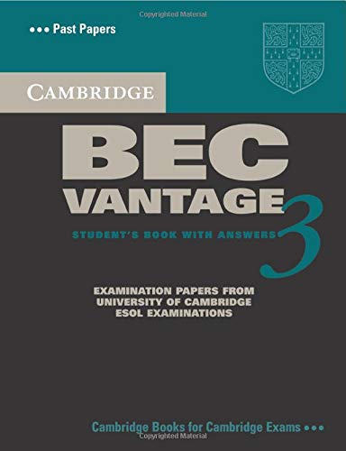Cambridge BEC Vantage 3 Student's Book with Answers
