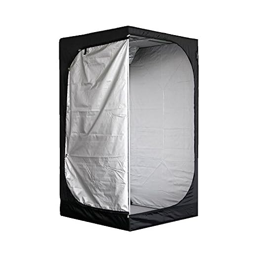 Zelsius Growzelt "MyHomeGrow" Grow tent | Indoor Growbox | verschiedene Farben | Growroom Growschrank Darkroom Pflanzenzelt Gewächshaus Zuchtzelt (60 x 60 x 180 cm, Grau) 15 Grow Schrank Mammoth Tents Dark Box Lite (100x100x180cm)