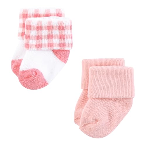 Image of Hudson Baby Baby 8-pack Cotton Rich Newborn and Terry Socks