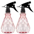 Vwoqiy 2 Pezzi 500 ML Spruzzino Nebulizzatore per Piante, Flaconi Spray, Bottiglie Spray Vuoto Riempibile, Spruzzino Nebulizzatore Flacone per Piante Fiori Giardino (Rosa)