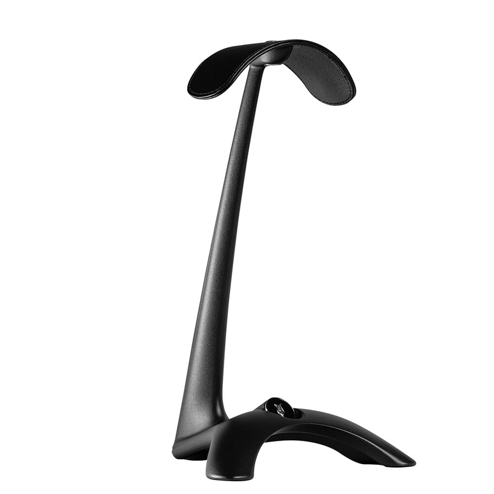Meze Audio Kopfhörerständer - S-Form Ständer für High-End-Kopfhörer - Schwarze Zinklegierung, veganes Leder, Silikon - HS-MT