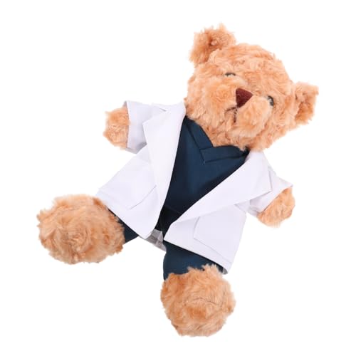 BESTYASH Ours Peluche Docteur Animal Peluche Decoration Bureau Cadeau Etudiant Medecine Ours Mignon