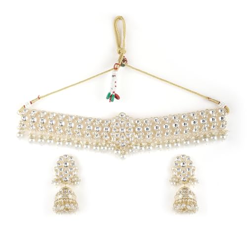 Rubans Gold Plated Festive Kundan Necklace Set For Women (B0D6RXDVS6) Amazon Price History, Amazon Price Tracker