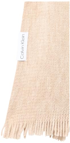 Calvin Klein womens Solid Acrylic Scarf W Fringe2