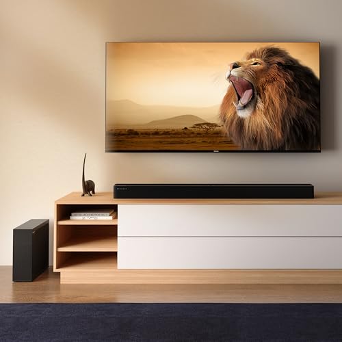 HS2100, 2.1 Kanal Soundbar, 240W max Audio Power,Dolby Audio, DTS Virtual:X, Ultra-Slim Wireless subwoofer, TV Mode, EzPlay