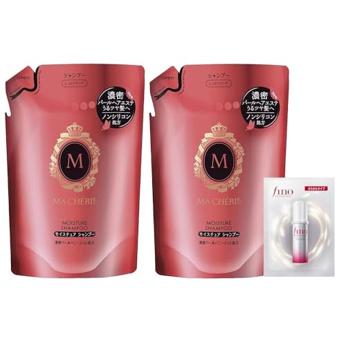 【Amazon.co.jp限定】MACHERIE(マシェリ) マシェリモイスチュアシャンプー詰め替え用(しっとりまとまる)380ml×2個おまけ付きセット【まとめ買い】 380ミリリットル (x 2)のサムネイル