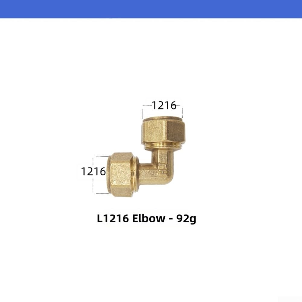 Kit de accesorios de latón certificado con acoplamientos, codos y camisetas para reparaciones de fontanería Pex Copper Cpvc y nuevas instalaciones
