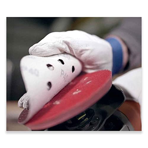 Tradineur - Disco de lijado, plato univeral compatible con lijadoras, pulidoras, amoladoras angulares, incluye enganche de rosca, 8500 RPM, pulir, lijar - Ø 150 mm - imagen 4