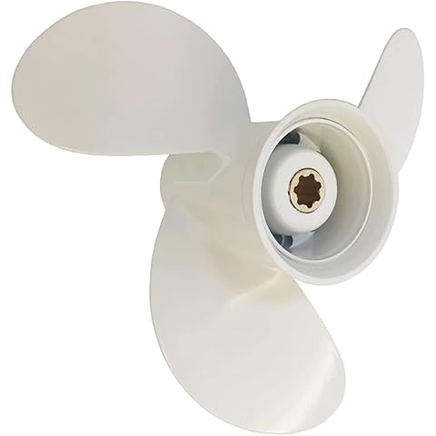 Yamaha Propeller for Boat 6hp 8hp F6 F8 / Boat Outboard Propeller 8 1/2x8 1/2-N for Yamaha 2/4-stroke Engine 7 Spline Tooth 6G1-45941-00-EL Cover
