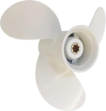 Yamaha Propeller for Boat 6hp 8hp F6 F8 / Boat Outboard Propeller 8 1/2x8 1/2-N for Yamaha 2/4-stroke Engine 7 Spline Tooth 6G1-45941-00-EL