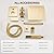 HoliSpa Ceiling Mount Shower Faucet Set, Gold Shower System with 10-Inch Rain Showerhead and Handheld Spray Combo, High-Pressure Showerheads Set with Valve and Trim Kit, Brushed Gold