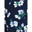 Deep Sea Navy Painterly Floral