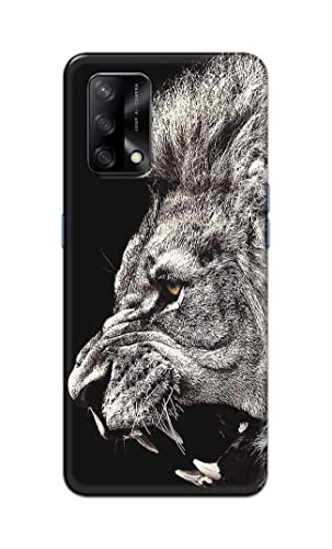 Image of Roaring Lion Hard Back Case Cover for Oppo F19 / Oppo A74 4G Back Cover -(J5) VNS2225