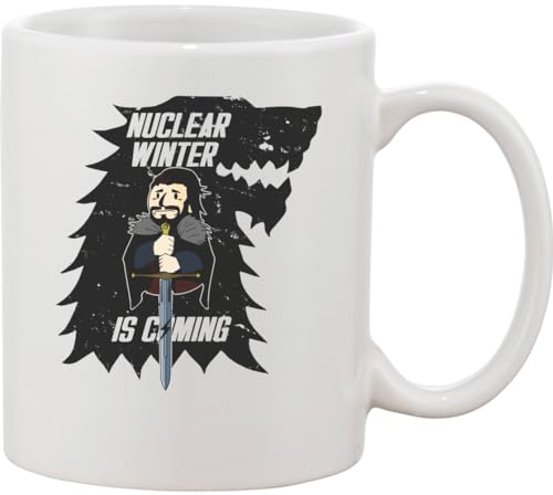 Functon+ Jon Snow Nuclear Winter is Coming - Taza de cerámica, color blanco Functon+ Jon Snow Nuclear Winter is Coming - Taza de cerámica, color blanco