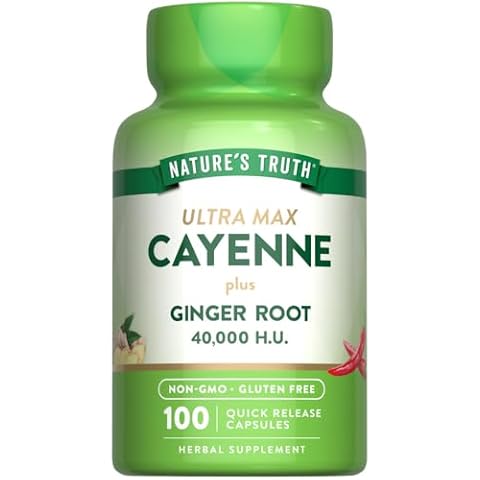 Nature's Truth Cayenne Pepper Capsules Cover
