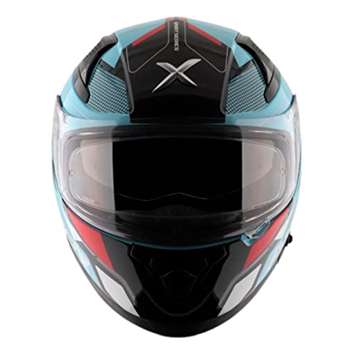 Image of Axor Helmets Axor Helmets Apex Turbine Helmet (Hex Blue Red,, Medium)