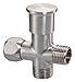 Danze D481350BN 1/2-Inch Push Pull Shower Arm Diverter, Brushed Nickel