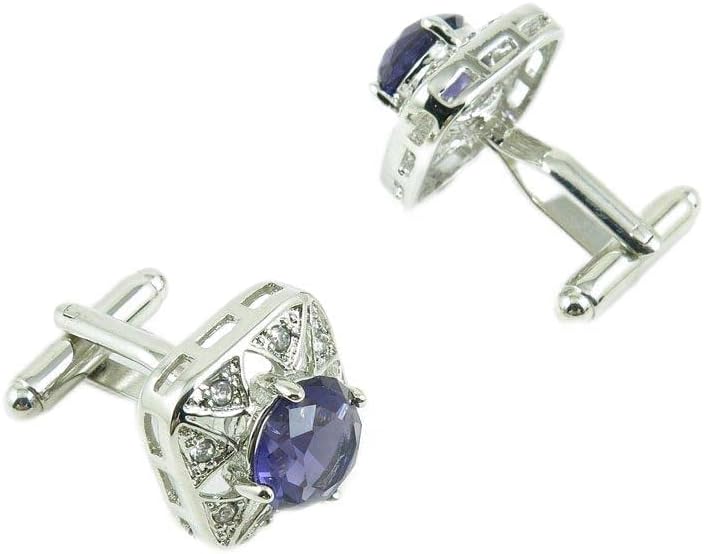 Cufflinks Cuff Links Classic Fashion Jewelry Party Gift Wedding 959257 Shinning Purple Crystal