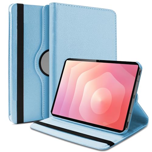 Image of TGK 360 Rotatable Flip Cover for Samsung Galaxy Tab S11 Case 11 inch 2025, Galaxy Tab S10 Lite / S10 FE / S9 FE 10.9 inch / S9 11 Inch 2023 (Sky Blue)