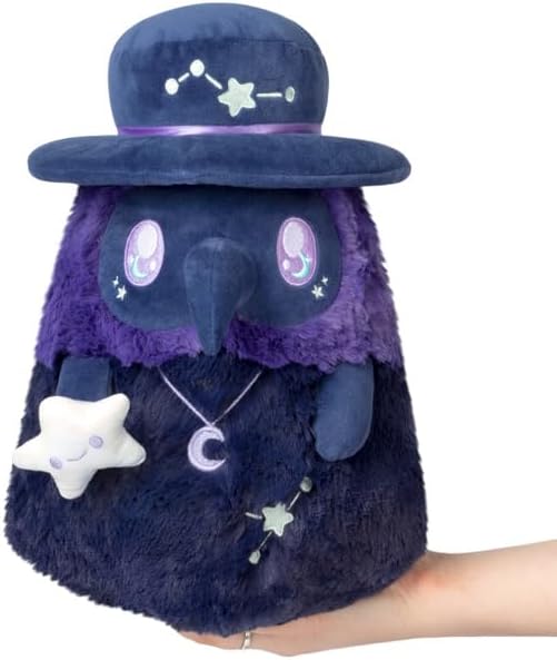 Squishable - Mini Squishable Midnight Plague Doctor - The Mysterious Doctor Plague Collection - 11 in - Soft Toy Collectible Stuffed Animal
