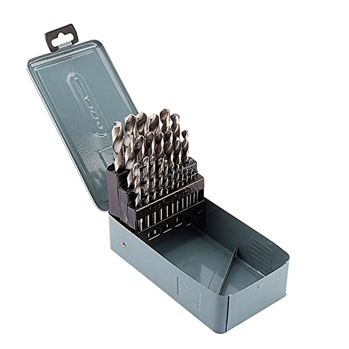 Jadeshay 25Pcs HSS Drill Bit Set
