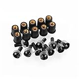 Écrous de Pare-Brise Kit De Vis De Pare-Brise Moto pour pour Varadero XL-125, Boulons De Fixation pour Pare-Brise pour Varadero XL125 Vis de carénage de Moto(Noir)