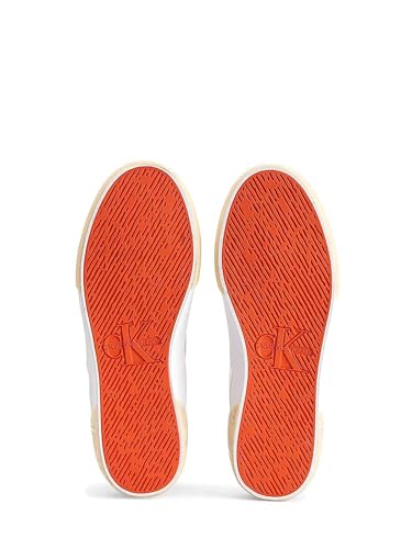 Calvin Klein Jeans Baskets Blanc YW0YW00488 de style minimaliste