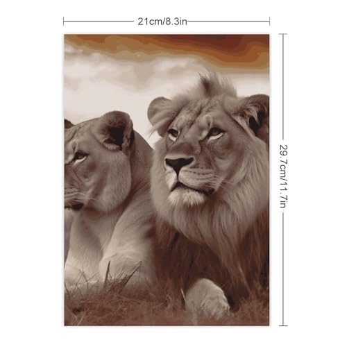 Stickers lion africain durables en vinyle haute résolution - 3