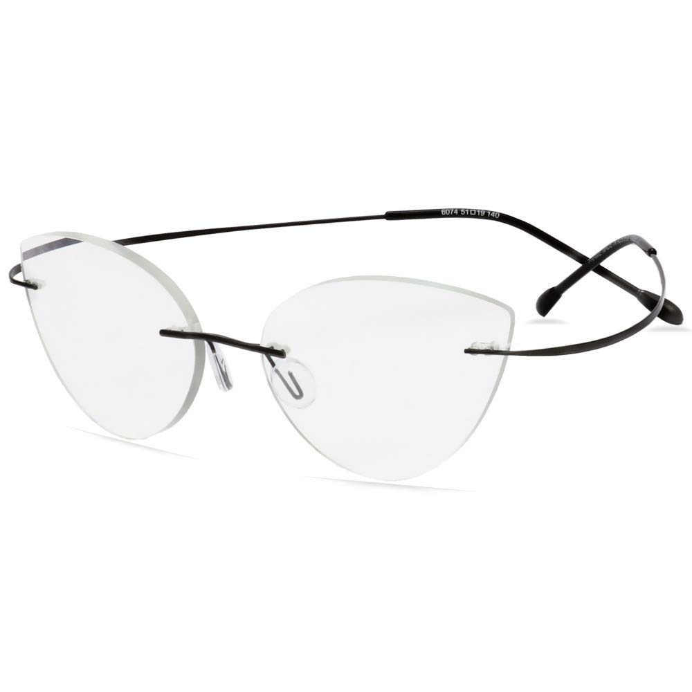 MANG Unisex Randlose Selbsttönende Lesebrille Lesehilfe Sonnenbrille Sehstärke Brille Ultraleichte Komfortabel Rahmen Blendfrei Entspiegelt