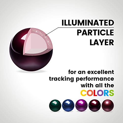 Image of PERIPRO-303GR 34mm Replacement Trackball - Glossy Red Ball for Logitech M570, MX Ergo, PERIMICE-517 /717 - Smooth Precision Control for Trackball Mice