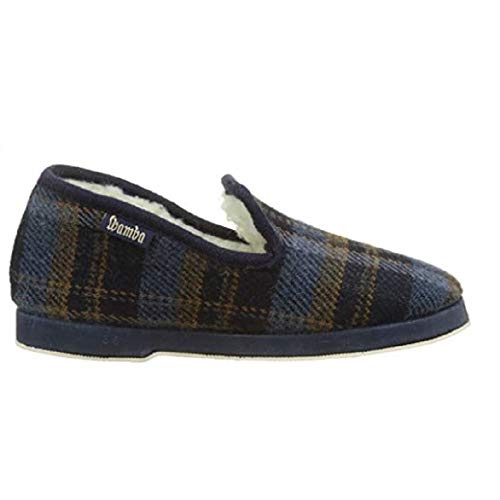 Wamba By Victoria Confortable Cuadros H/Recta 00301M, Zapatillas de Estar por casa...