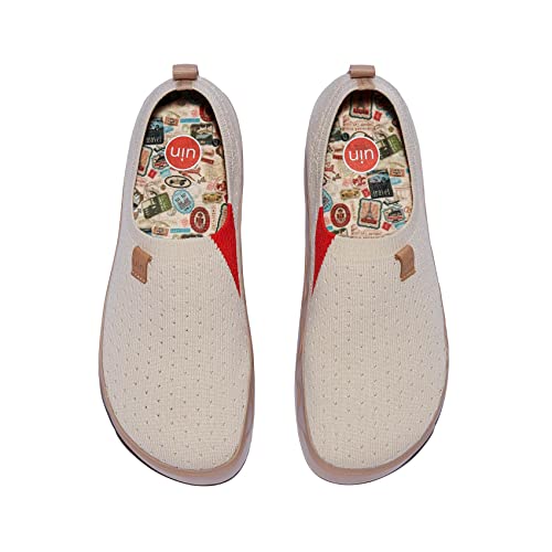 UIN Women's Art Travel Walking Shoes Slip On Casual Lightweight Wide Toe Fashion Sneaker Toledo Ⅸ - Image 3