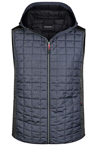 Veste tricot hybride matelassée homme JN768 casual