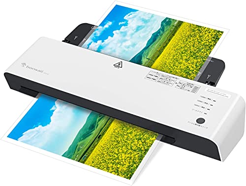 ラミネーターラミネーター温度調節可能サポート100 /150μmフィルムa3 / a4 / b5 /はがき/名刺サイズ2時間連続使用ビジネス用家庭用ホワイトL311-A