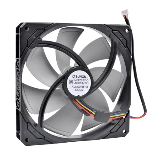 Ventilateur 14 cm pour boîtier de PC et alimentation 12V 4 fils 140x25mm