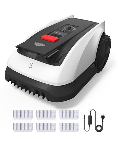 ECOVACS Goat O800 RTK Care Kit Mähroboter Ohne Begrenzungskabel 800m LiDAR-Gestützte RTK+Vision Navigation Rasenmäher Roboter Auto-Kartierung Passiert 0 7m Engstellen Präzises Kantenmähen