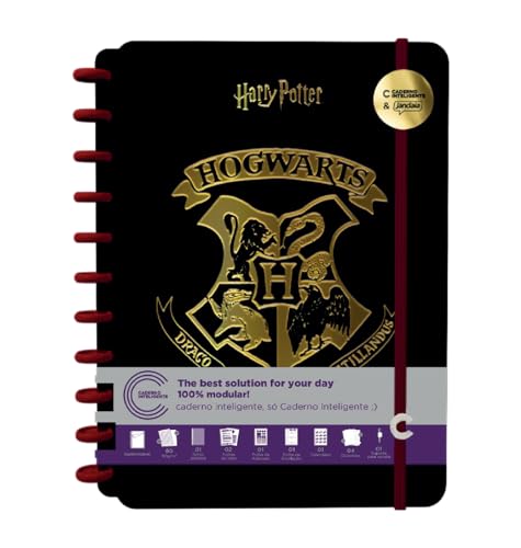 Caderno Inteligente, Grande, Harry Potter, 200x275 mm, 80 Folhas