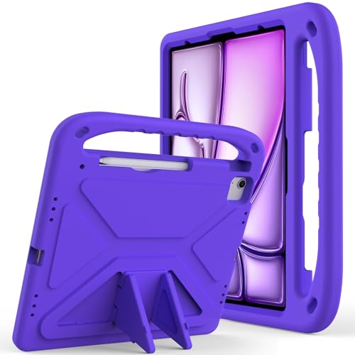 Étui iPad Air 13 M2 enfant pour trajets en voiture et jeux de salon