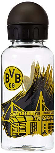 BVB-Emma Plüschfigur 30 Cm & Zauberhandtuch – Borussia Dortmund Fanartikel, Schwarz/gelb