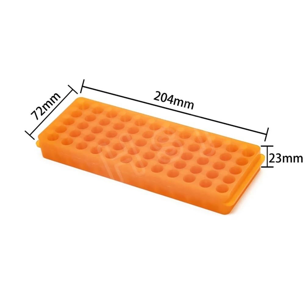 Lot de 5 supports de tubes à centrifuger en plastique for laboratoire (0,2/0,5/1,5/2 ml)