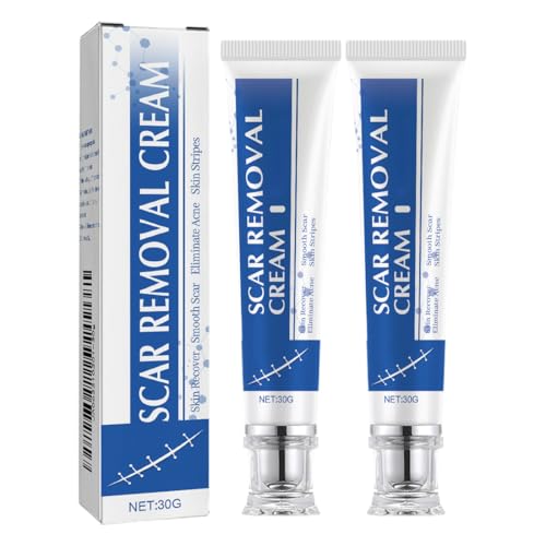 NHPY 2 Pièces Scar Removal Cream,Crème Cicatrisante Post Opératoire,Utilisée pour l’Hyperplasie Cicatricielle et le lissage des Cicatrices,Adapté aux...