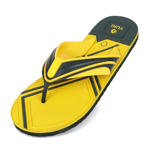 YUKI Men Slippers | Stylish Hawai Chappal Rubber Flip Flops Slipp...