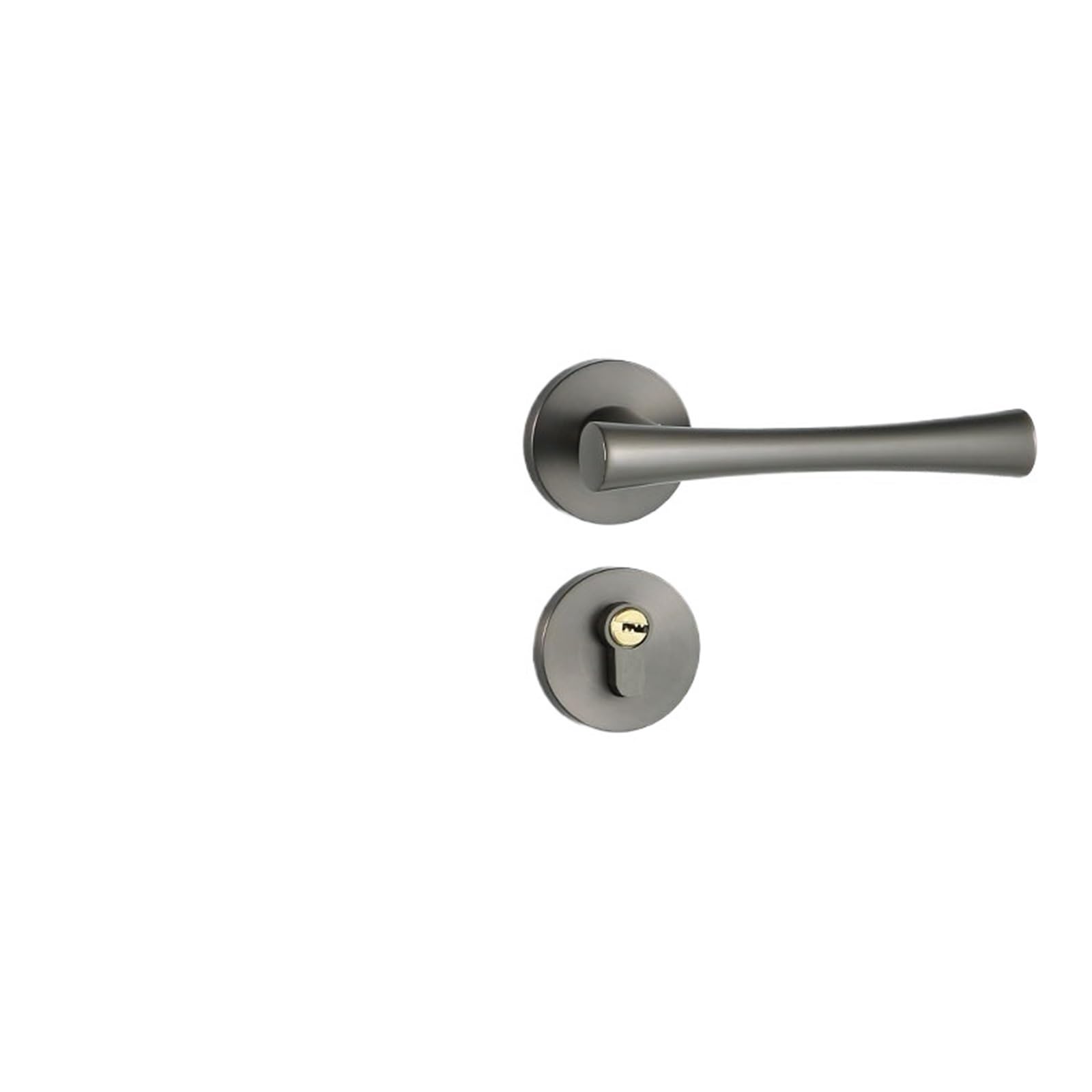 Aepqbgqj One Color Black Zinc Alloy Magnetic Silent Split Lock Hardware