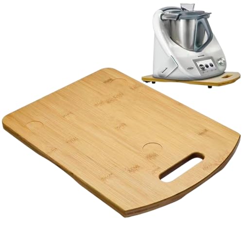 Bandeja corrediza de madera con manijas convenientes para electrodomésticos 7