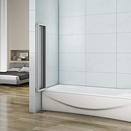 Sopravasca 4 Antine Pieghevoli A Libro Vetro 4mm 140cm | Trasparente, Vetro Temperato