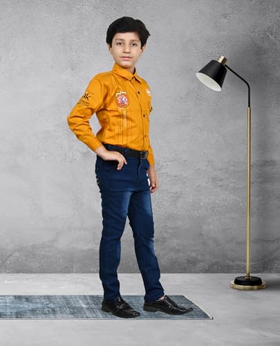 Image of Boys Boys Shirt and Jeans Set