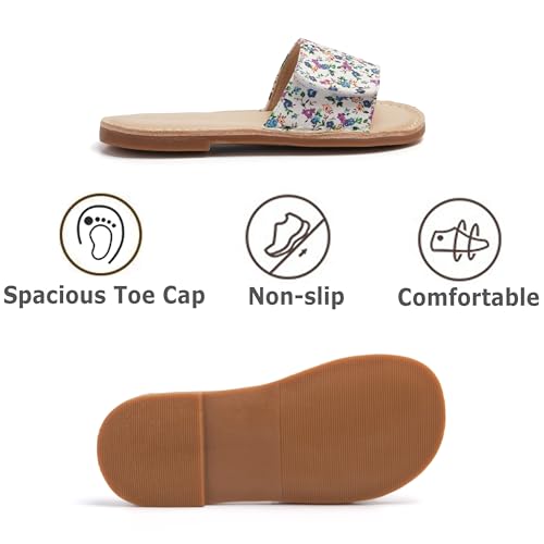 Image of THEE BRON Girls Cute Slip-On Slippers Stylish Sandals for Toddlers & Kids