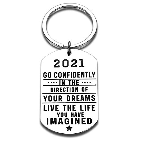 Birthday for Sons Daughters Inspirational Keychain Gifts for Kids Students Boys Girl from Mom Dad Coming-of-age Graduation Class of 2022 Her Him High School Guys Seniors Nurse College Back to School