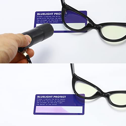 Mmoww Cat Eye Reading Glasses Fashion Cute Reader For Women 4 Pairs 1.5 #TOP2